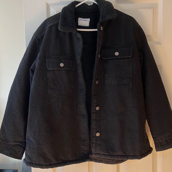 Cozy jean jacket with Sherpa lining. - Picture 1 of 3